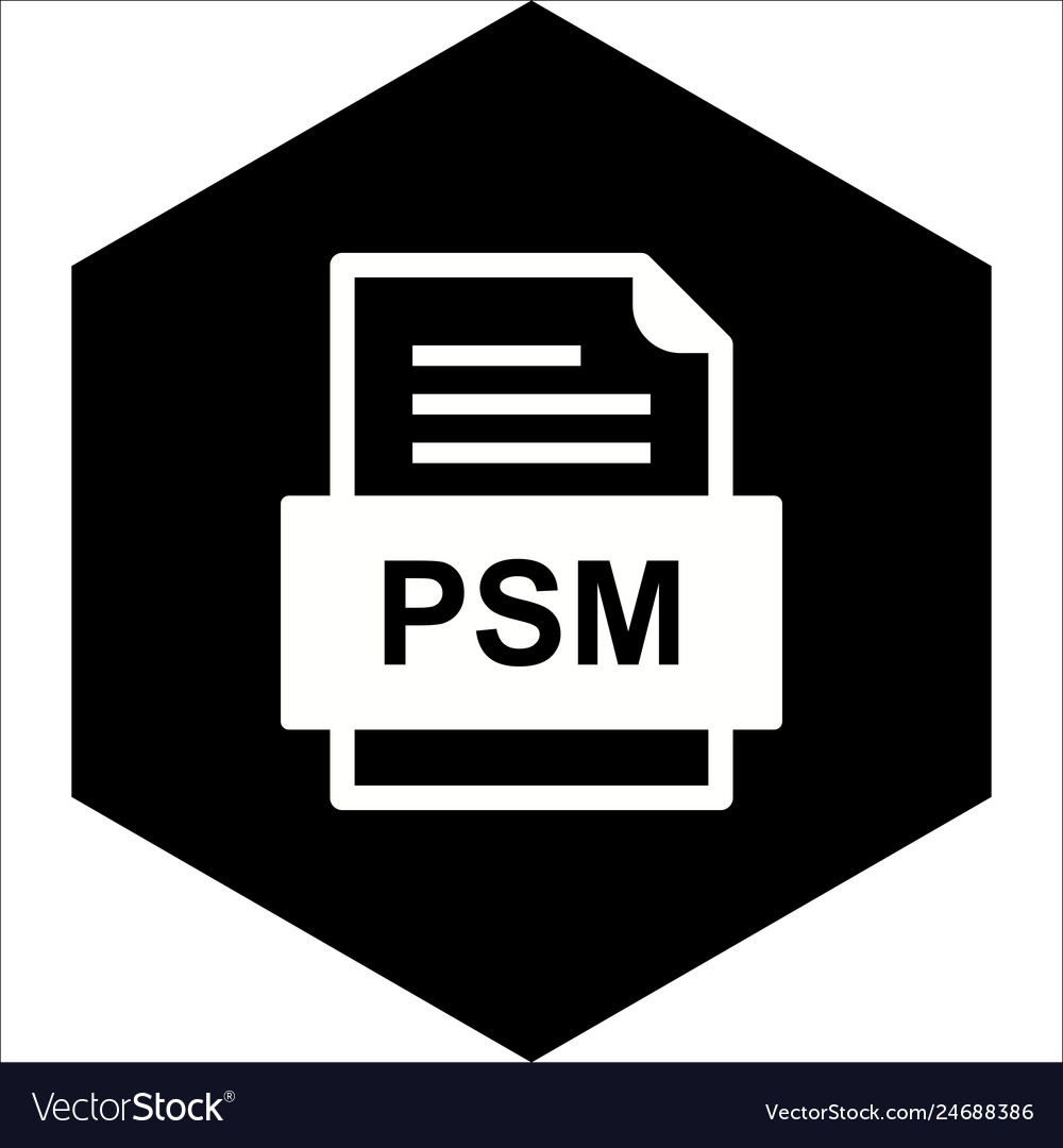 Psm file document icon