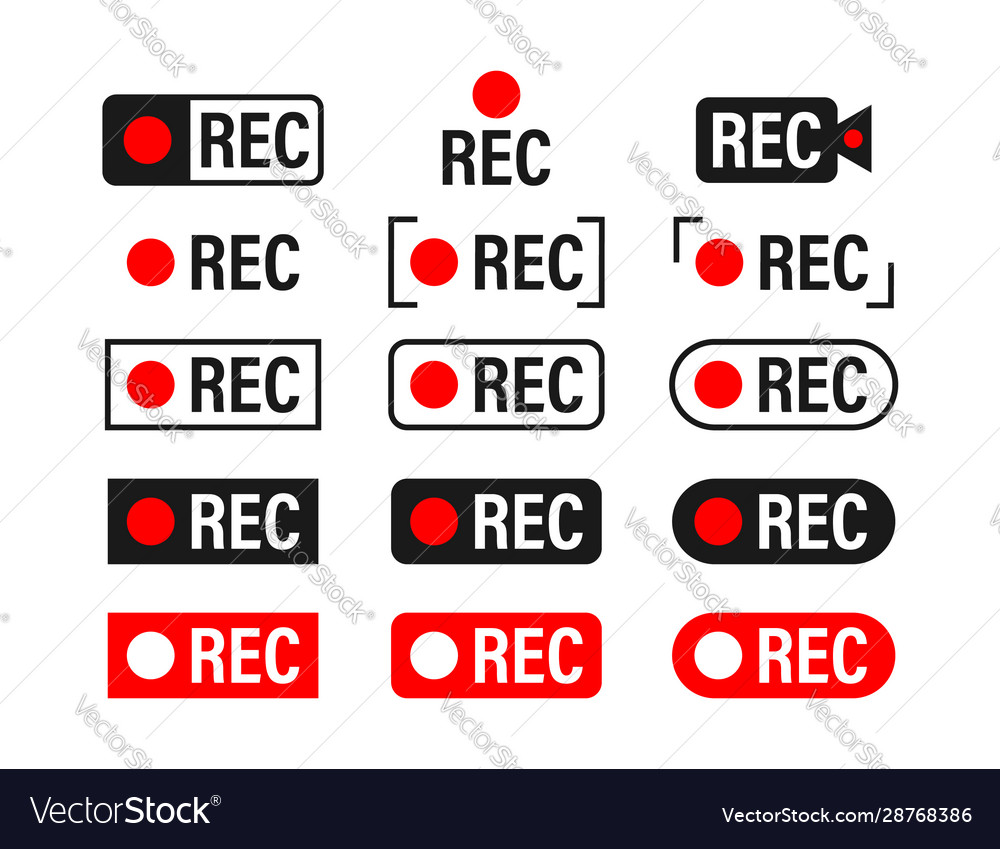 Recording Sign - Red Indicator