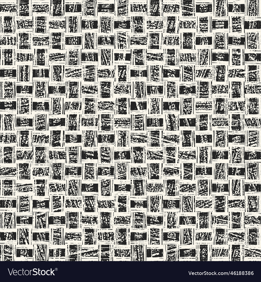 Textured checked pattern Royalty Free Vector Image