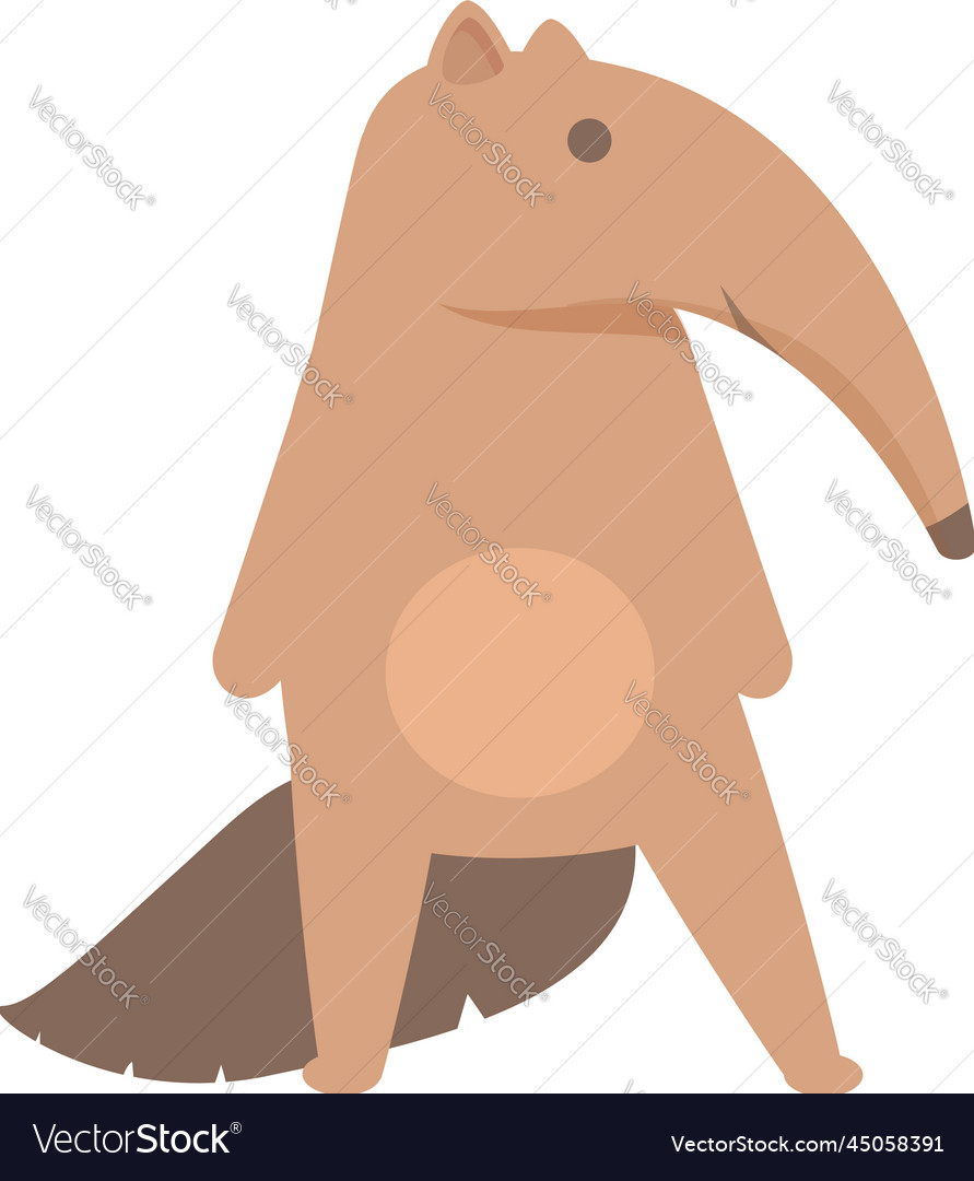 Anteater animal icon cartoon giant animal Vector Image Anteater animal icon cartoon giant animal Vector Image