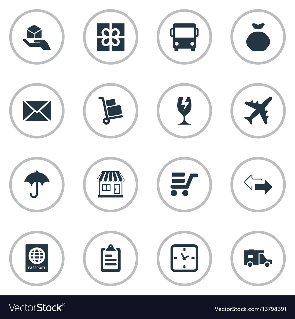 Delivery Icons Set