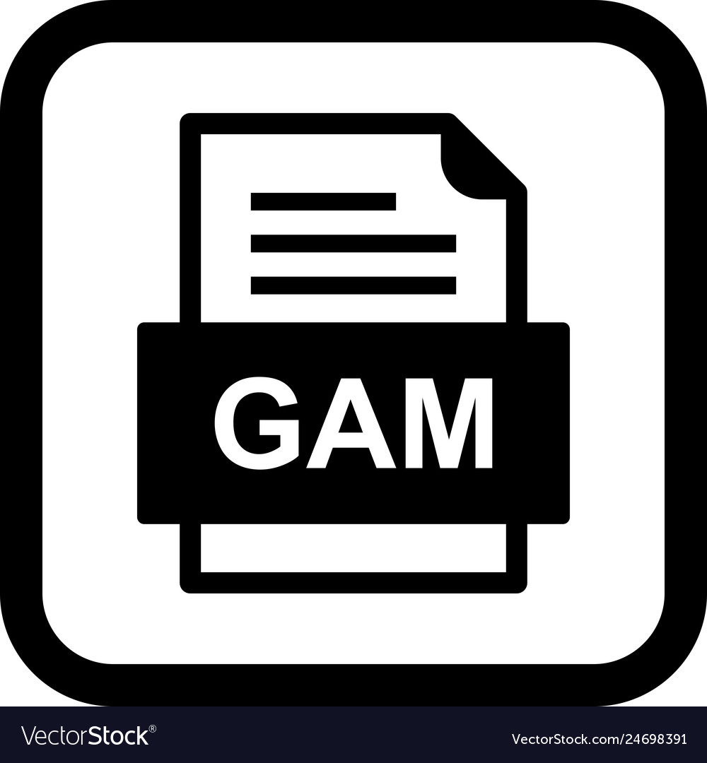 Gam file document icon