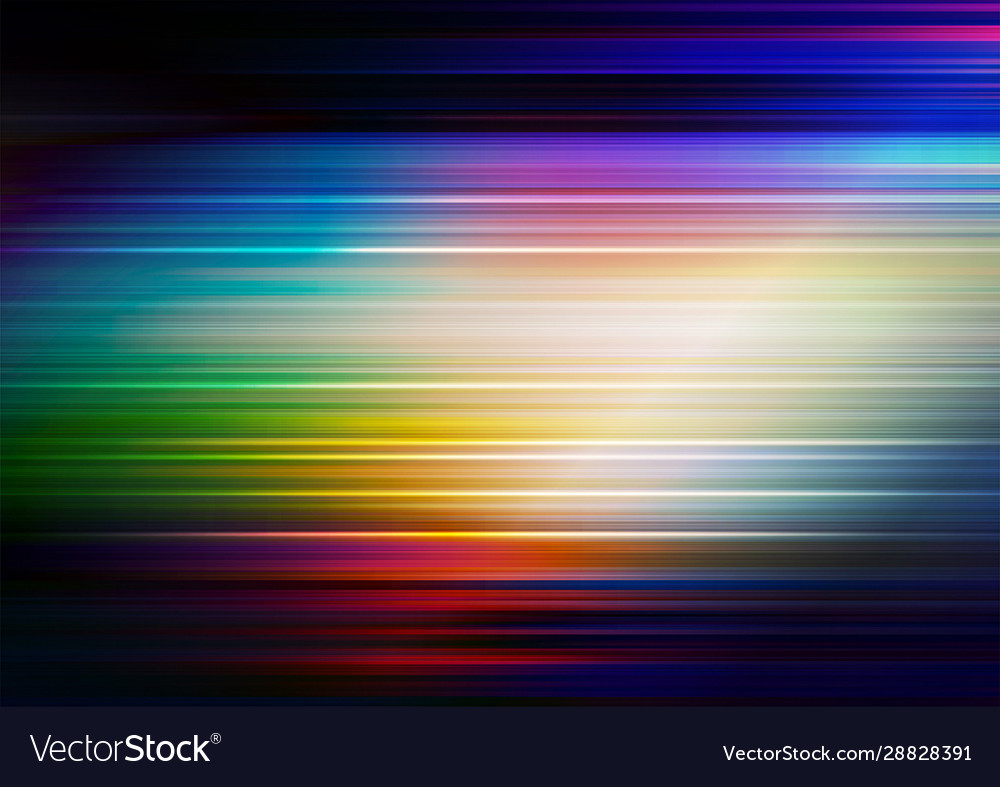 Horizontal speed lines with colorful background