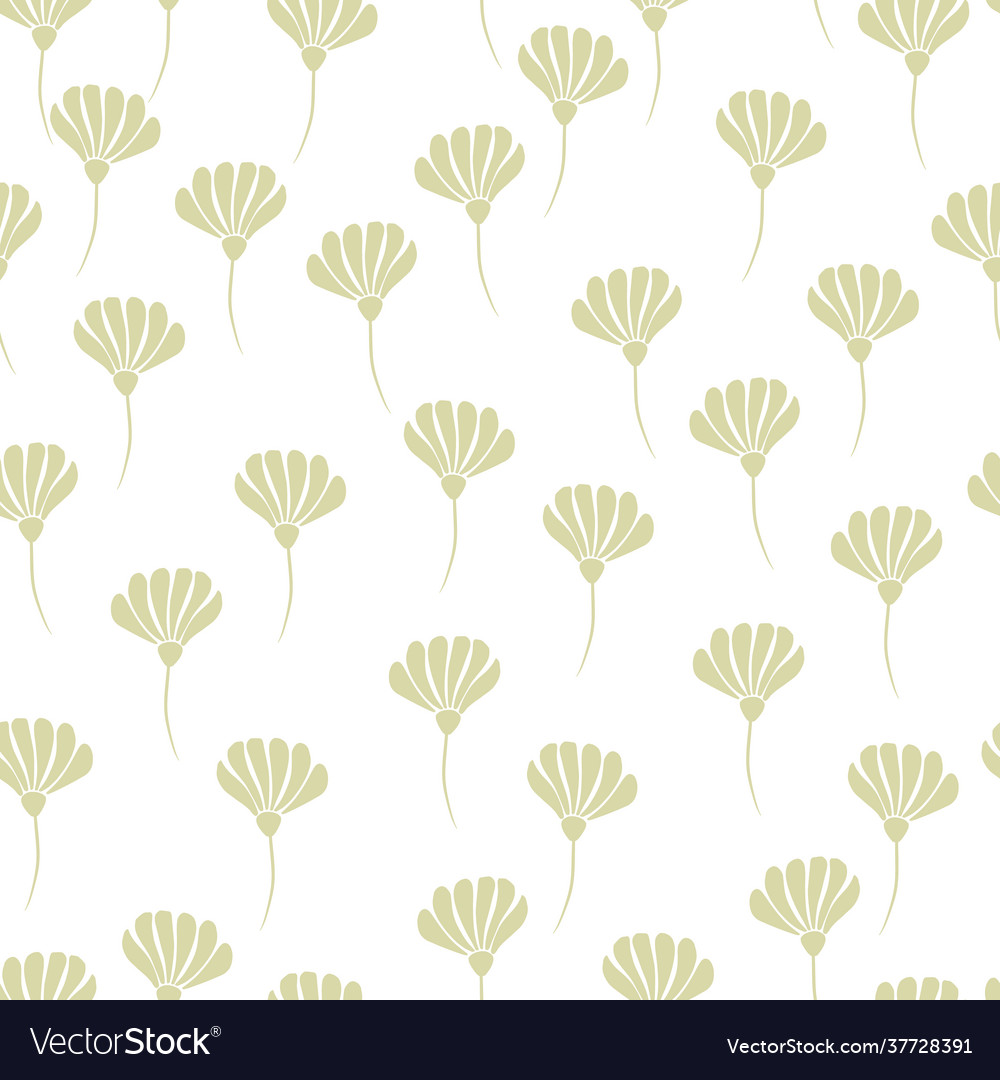 Isolated nature abstract seamless pattern vector image Isolated nature abstract seamless pattern