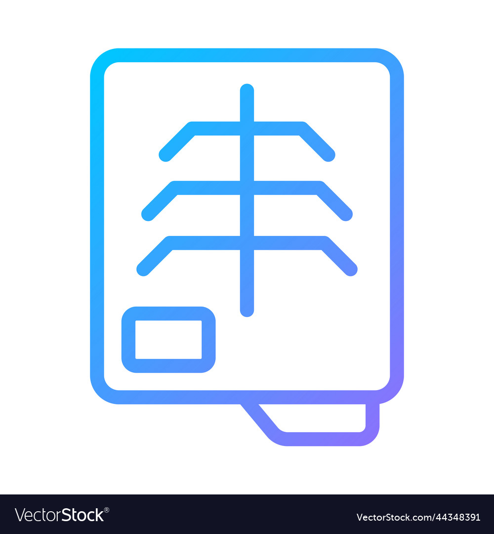 Radiography test pixel perfect gradient linear vector image Radiography test pixel perfect gradient linear