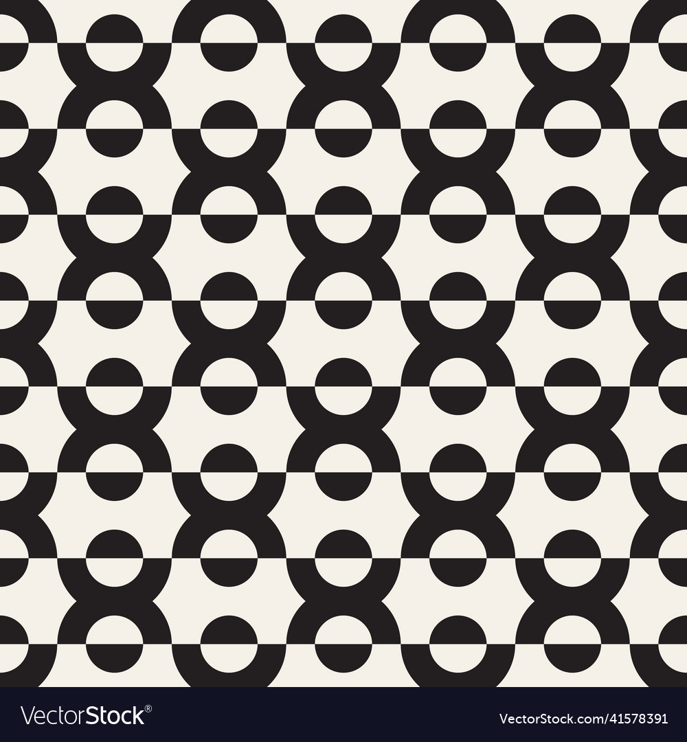 Seamless pattern repeating geometric elements vector image Seamless pattern repeating geometric elements