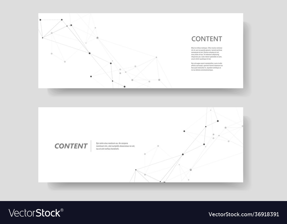 Set horizontal template with connect design