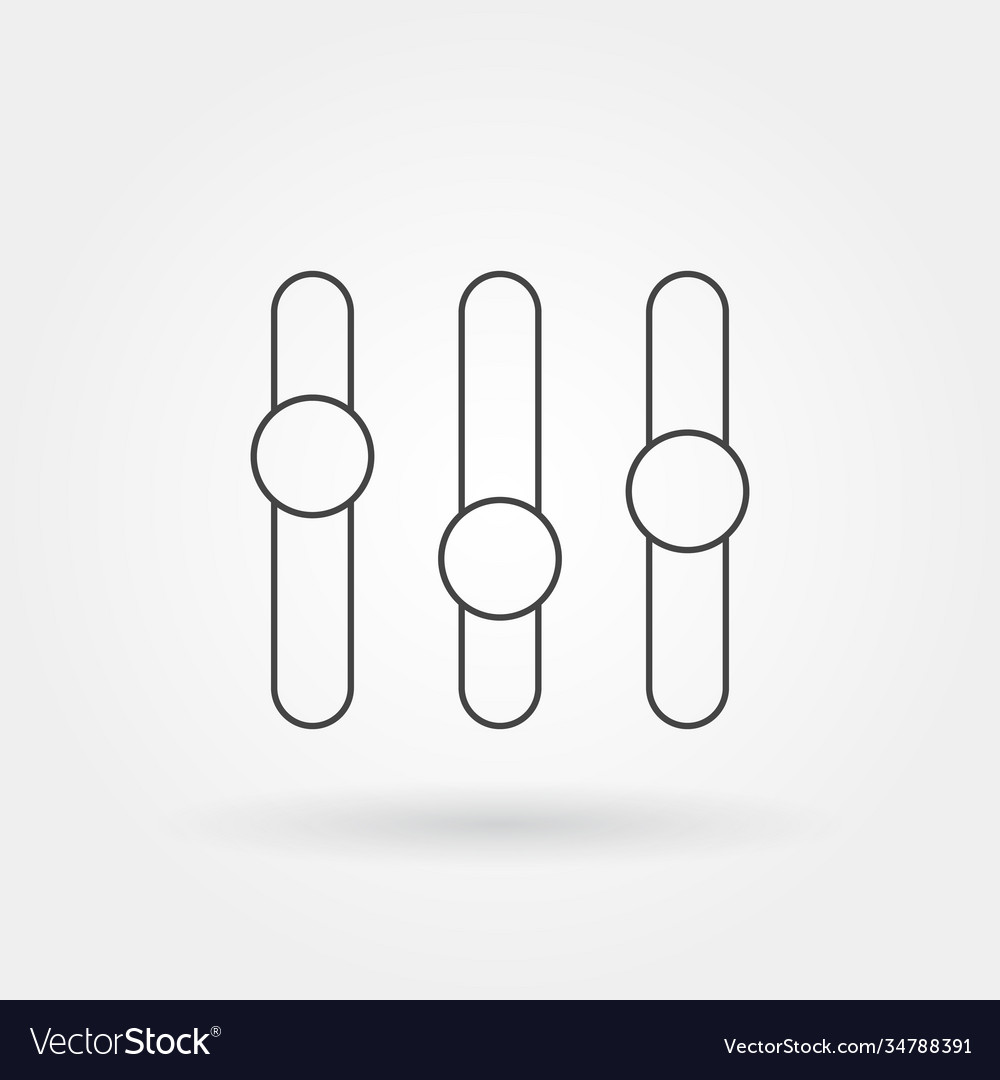 Setting icon single isolated with modern line