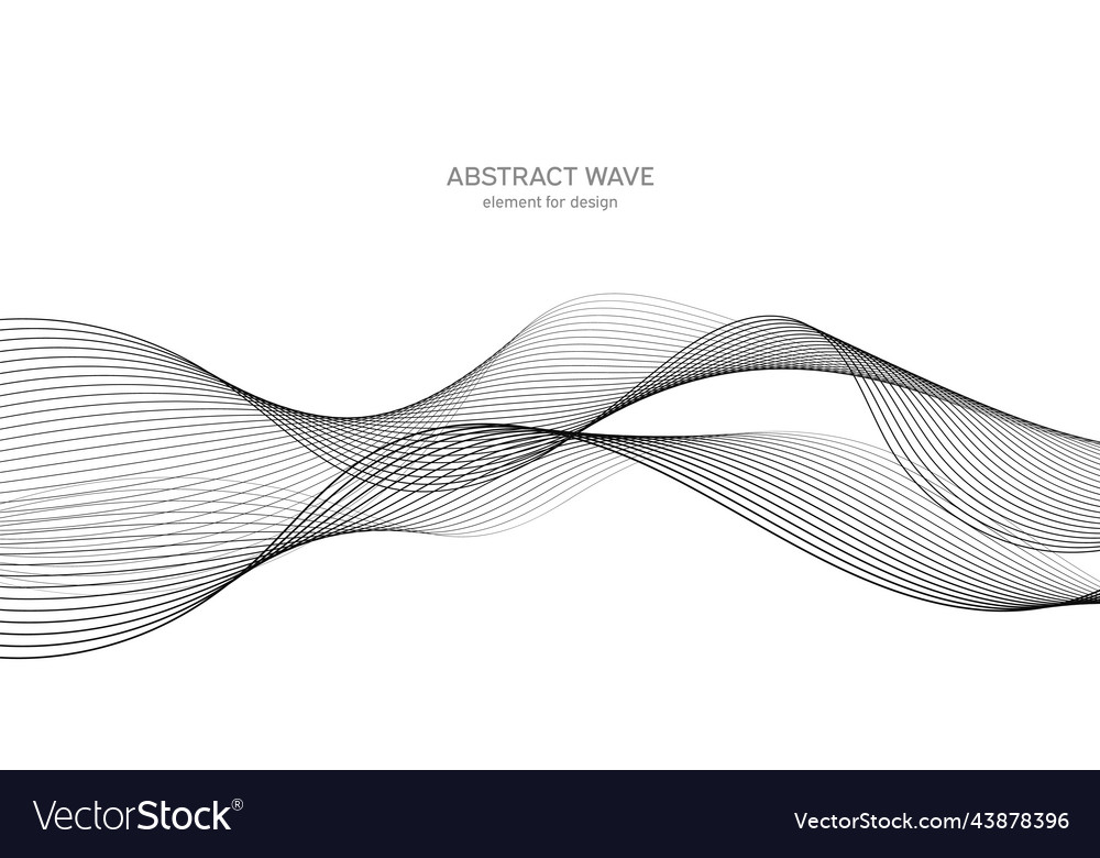Abstract wave element for design digital vector image Abstract wave element for design digital