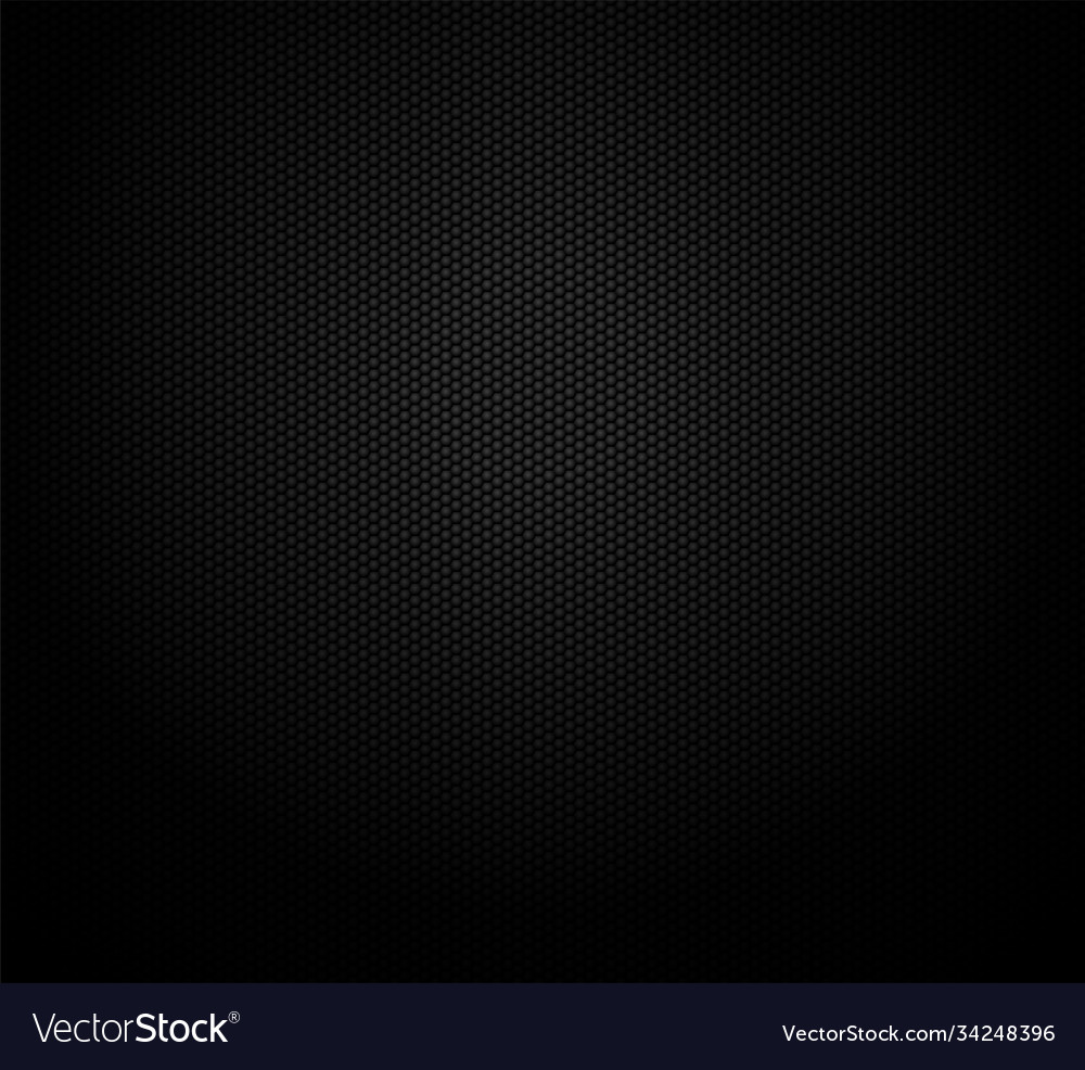 Dark black geometric grid background design vector image Dark black geometric grid background design