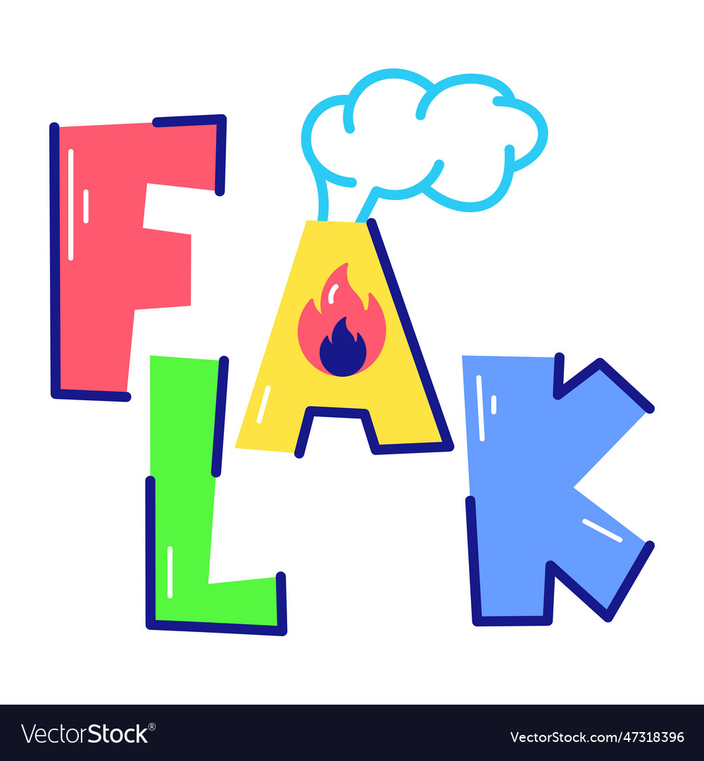 Flak Royalty Free Vector Image - VectorStock