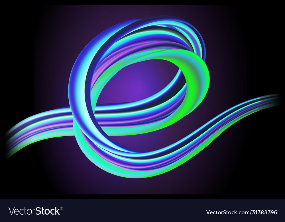 Modern colorful 3d flow dynamic wave vector image Modern colorful 3d flow dynamic wave