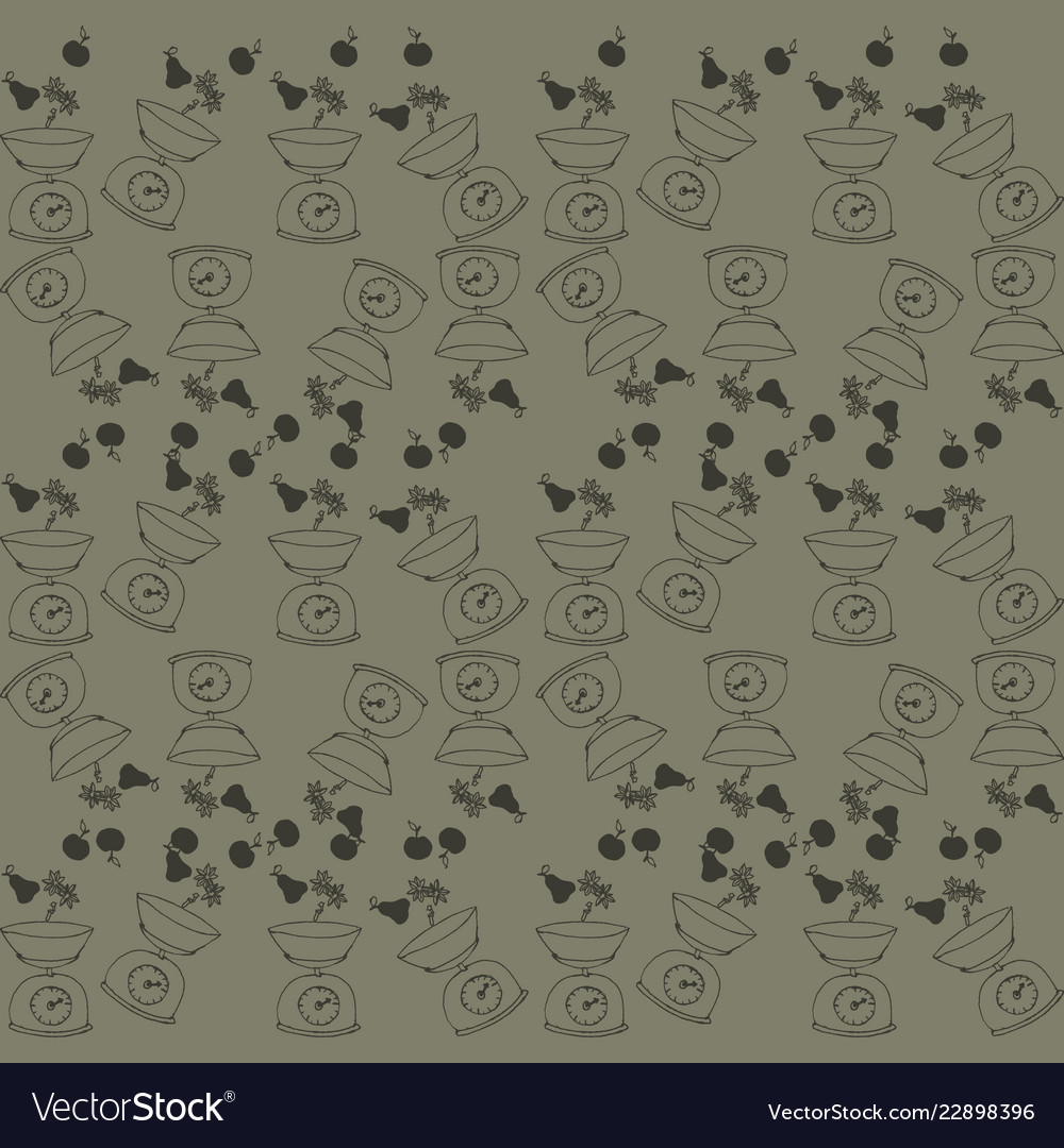 Retro object patterns for making seamless Vector Image Retro object patterns for making seamless
