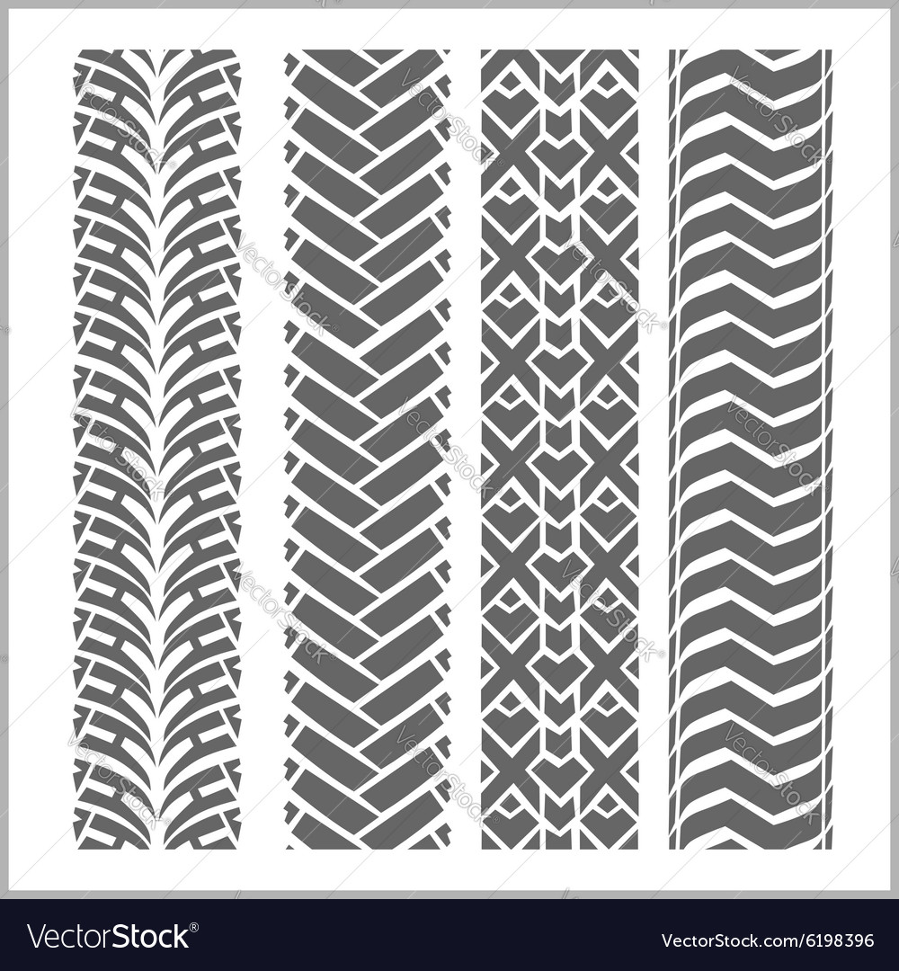 Tire Track Patterns - Set