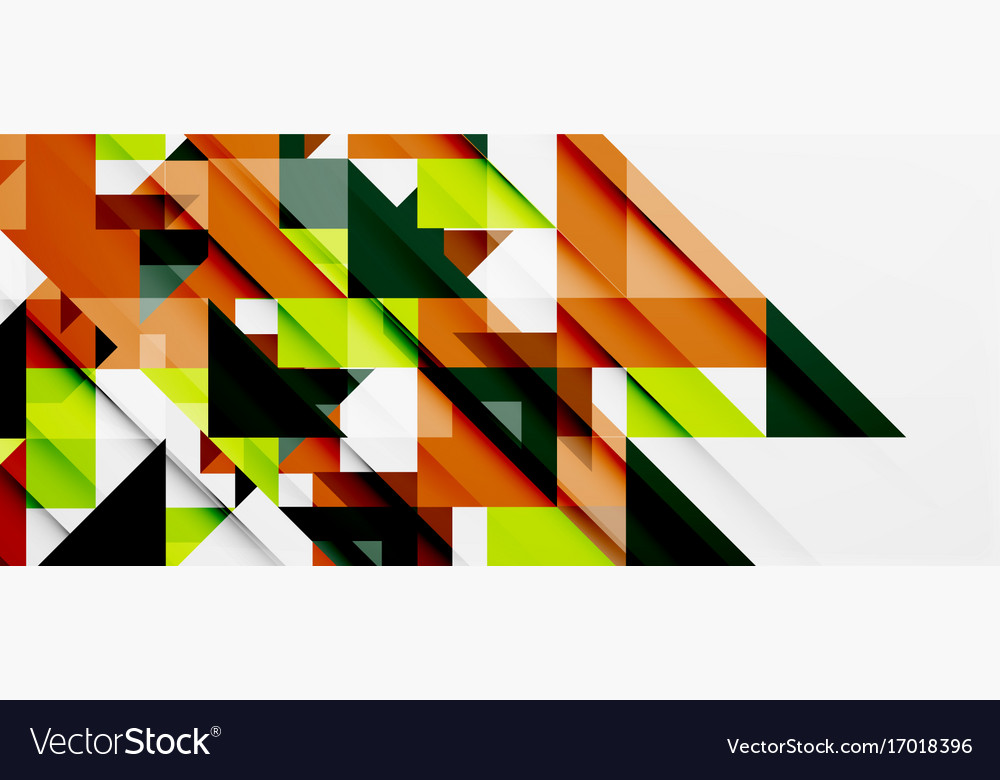 Triangle pattern design background
