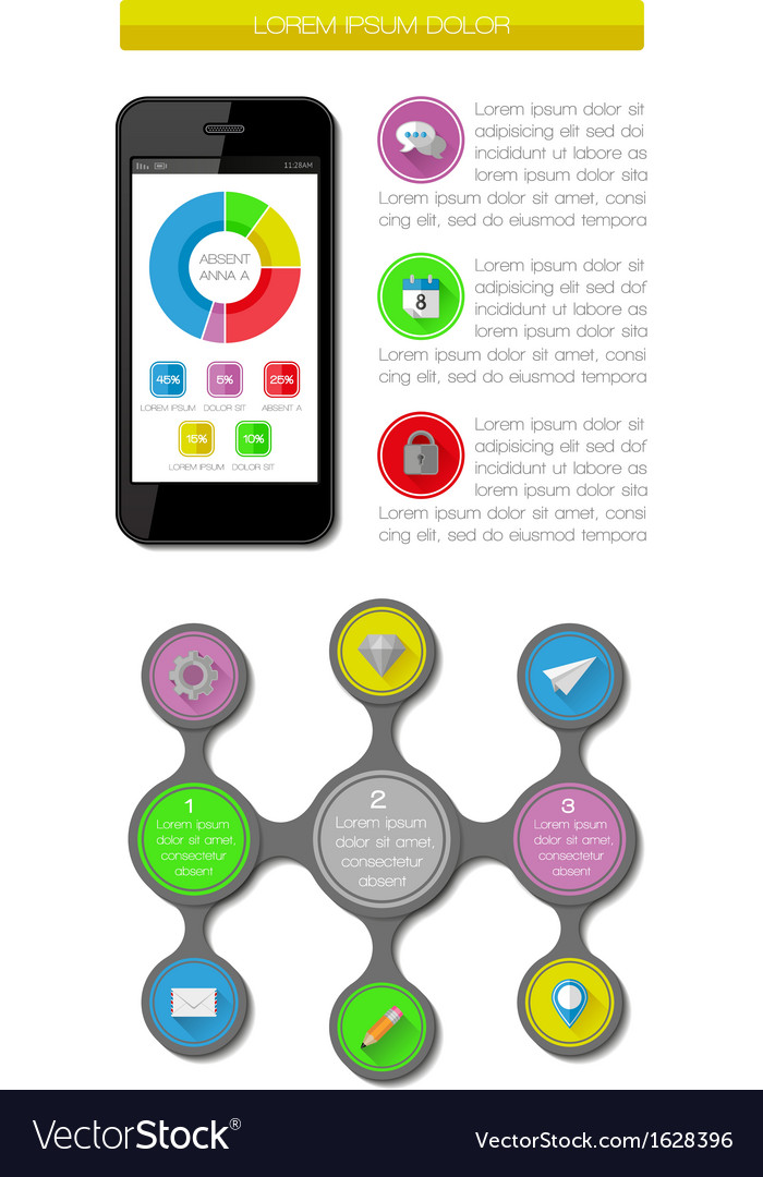 Ui infographics and web elements