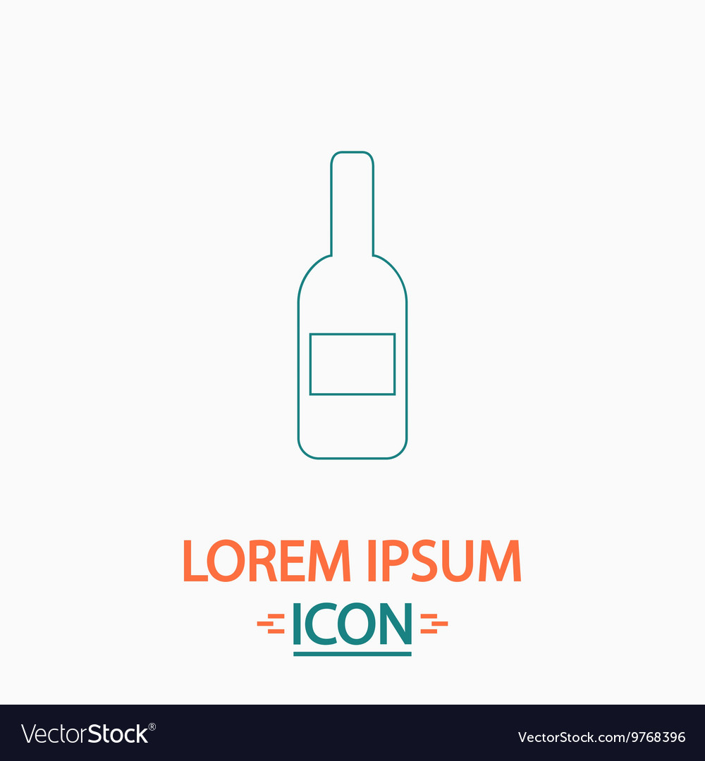 Wine computer symbol