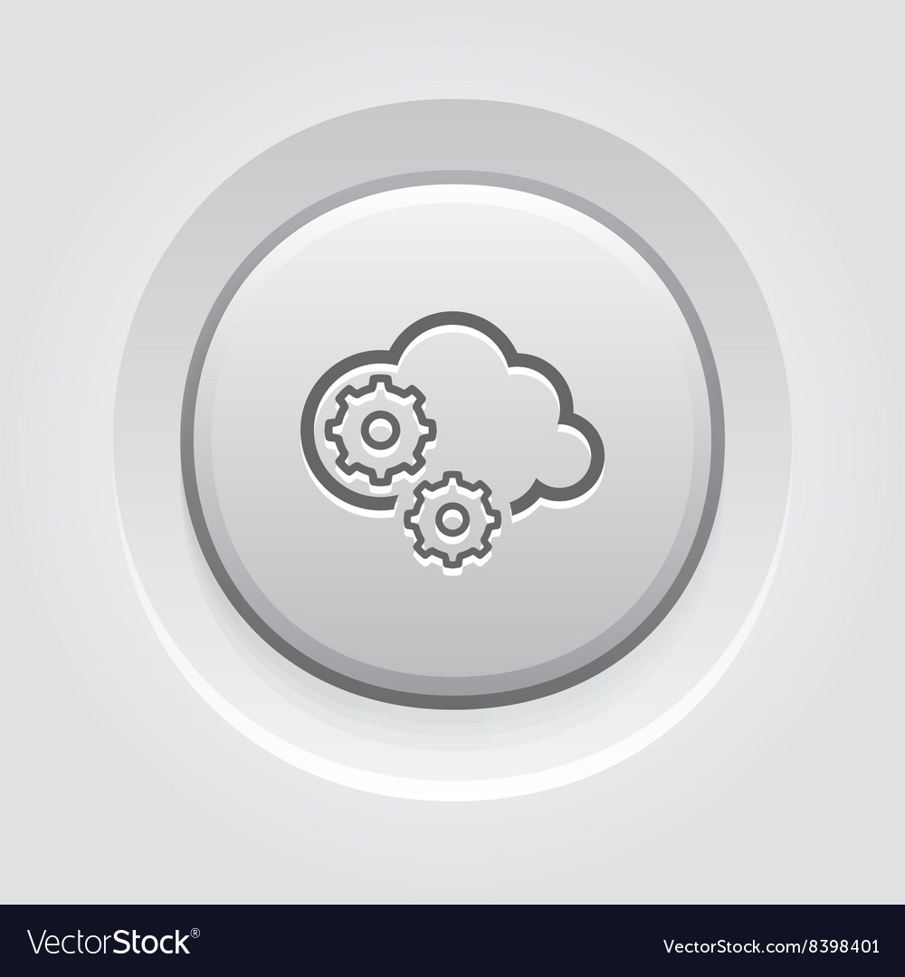 Cloud processing icon
