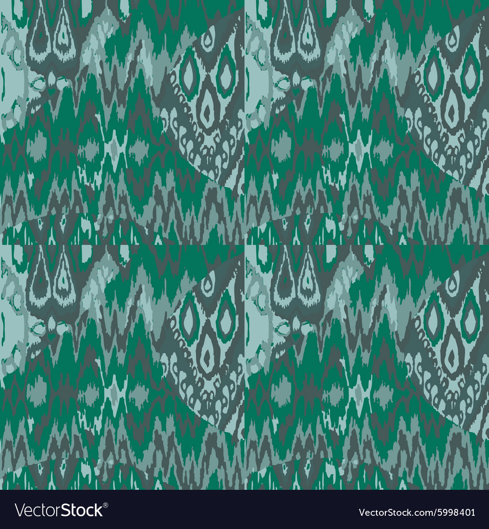 Colored seamless ethnic print pattern abstract