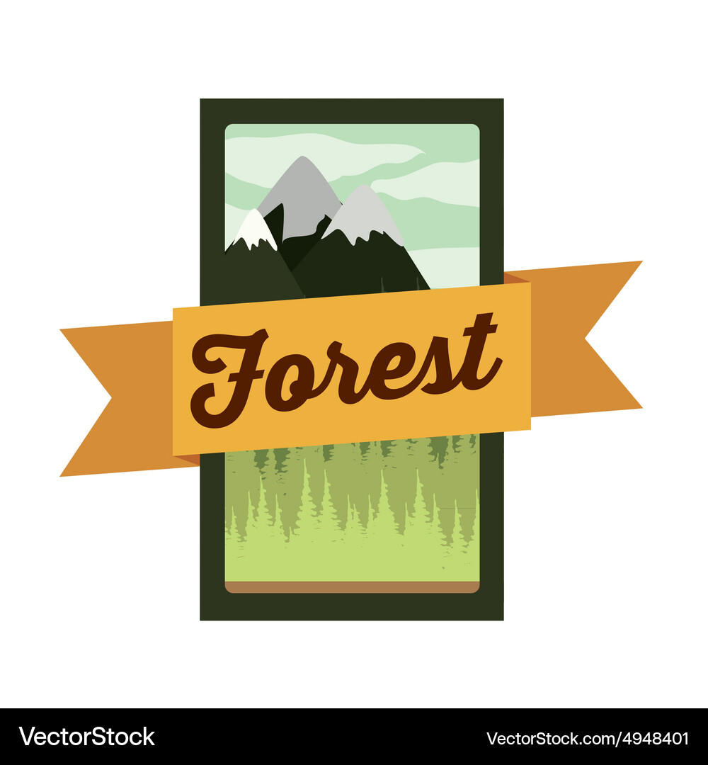 Forest Design Vector Forest design Royalty Free Vector Image - VectorStock