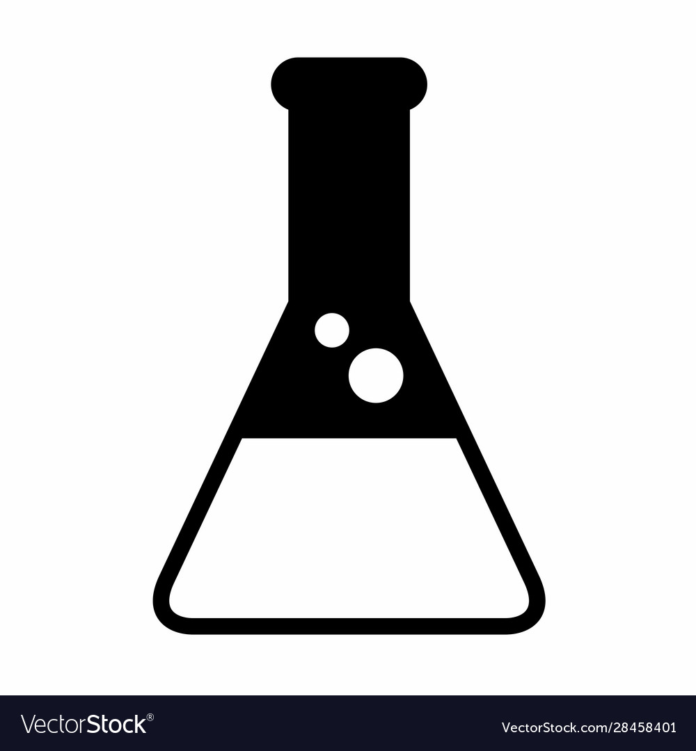 Lab flask icon Vector Image Lab flask icon