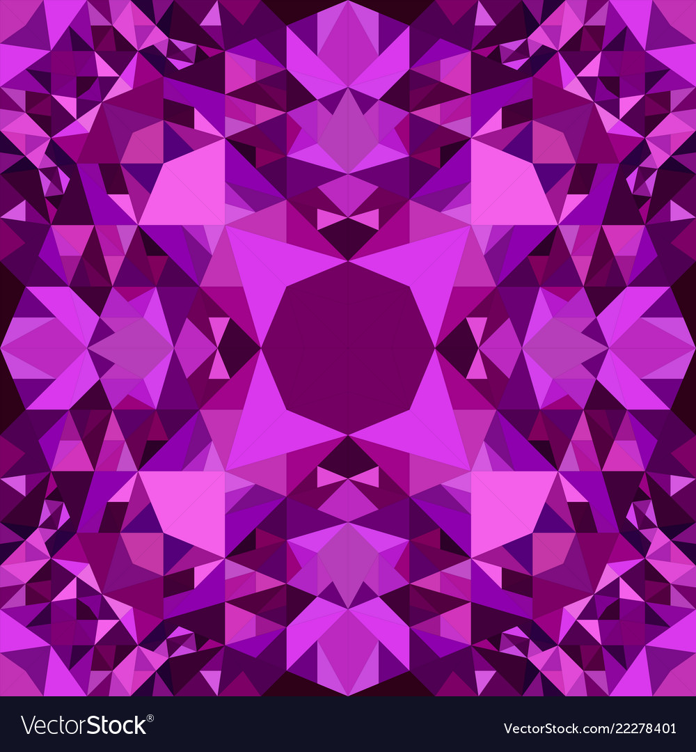Purple repeating kaleidoscope pattern background