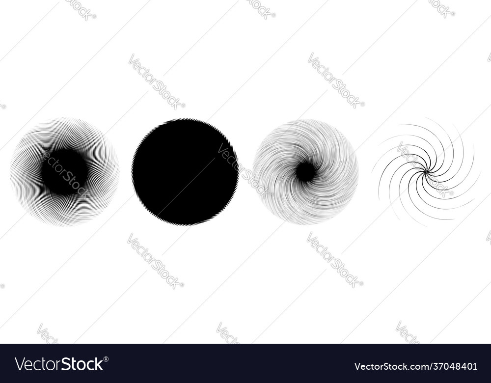 Swirl twirl spiral shape element motif