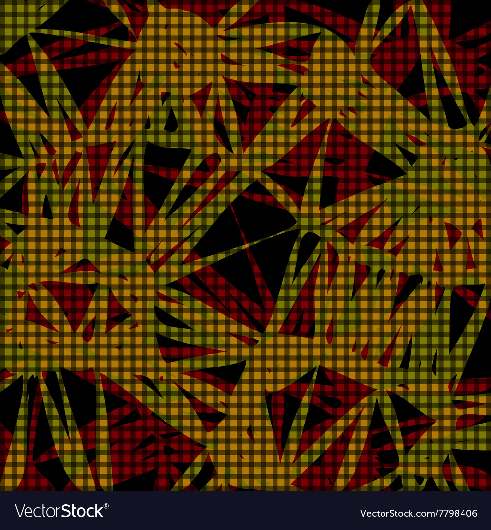 Abstract colored with grid