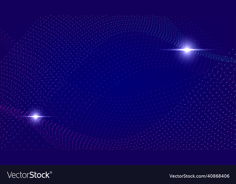 Abstract gradient dots and lines background