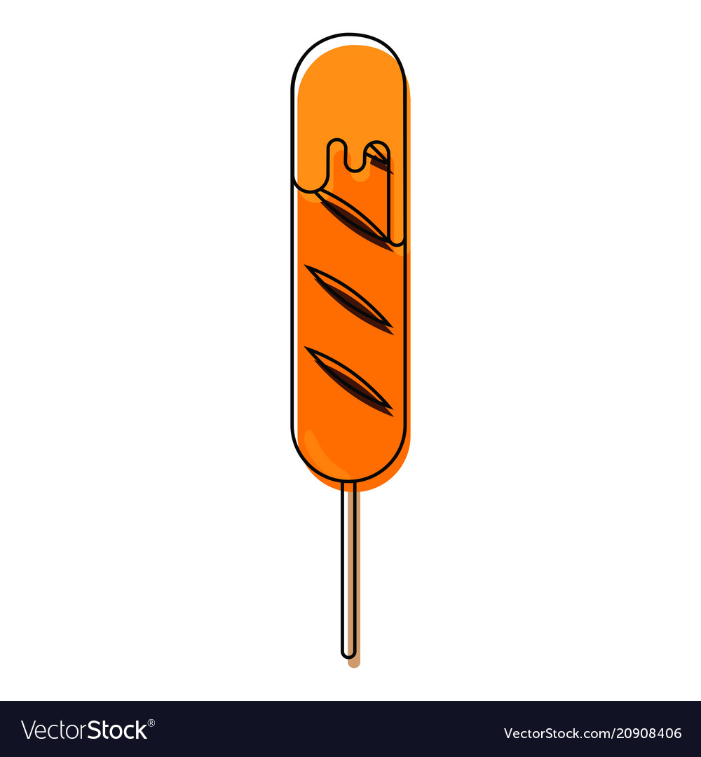 Fast food object vector image Fast food object