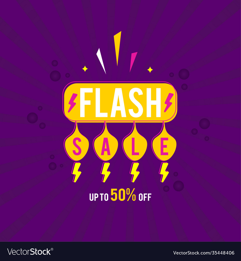 Flash sale banner