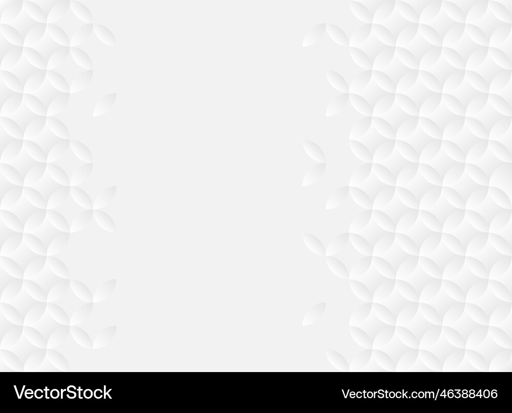 Geometric shape white background light and shadow Vector Image