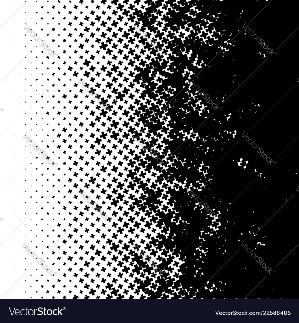 Halftone Cross Pattern