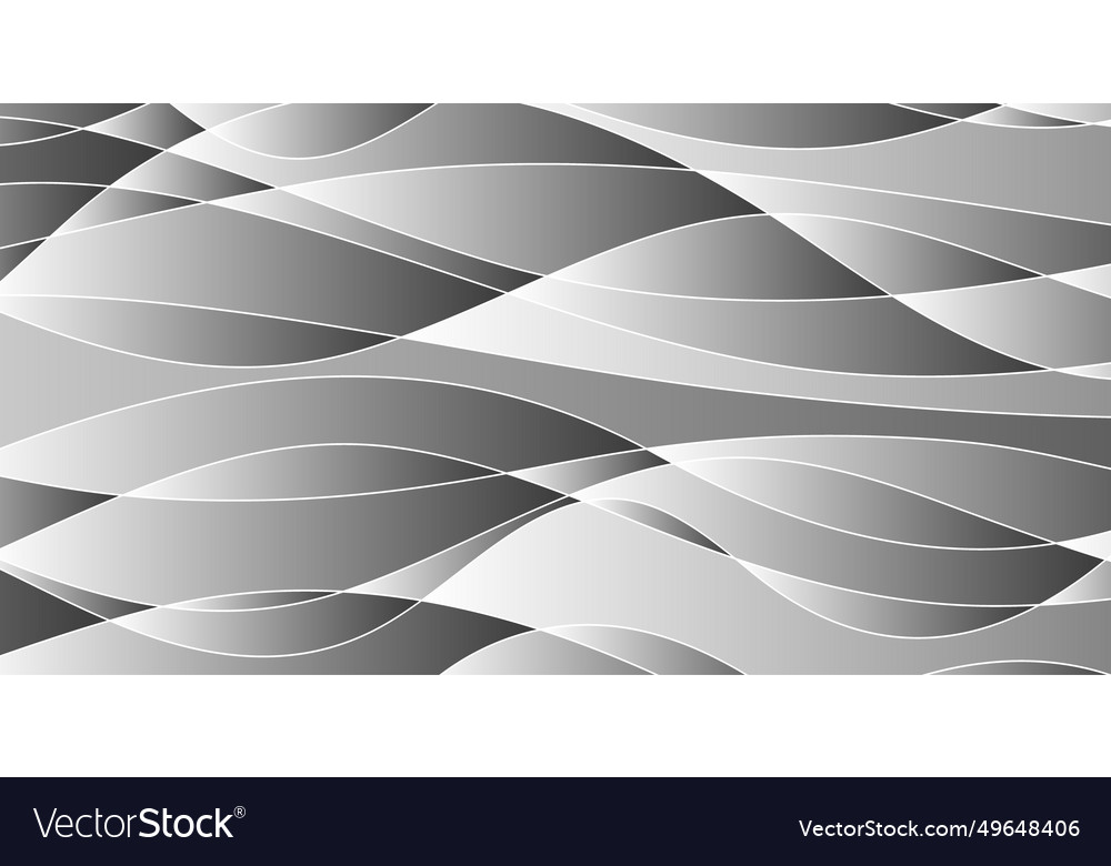 Hand drawn lines abstract pattern wave simple vector image Hand drawn lines abstract pattern wave simple