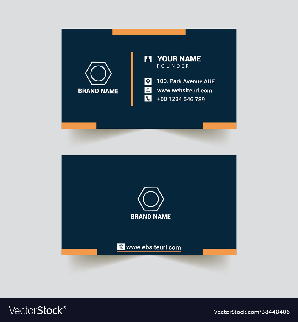 Modern business card template