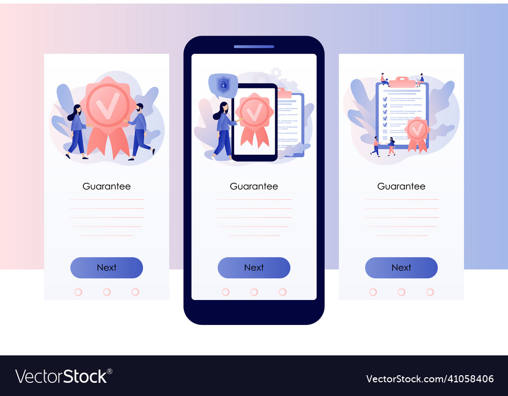 Quality guarantee check and control tiny Vector Image Quality guarantee check and control tiny