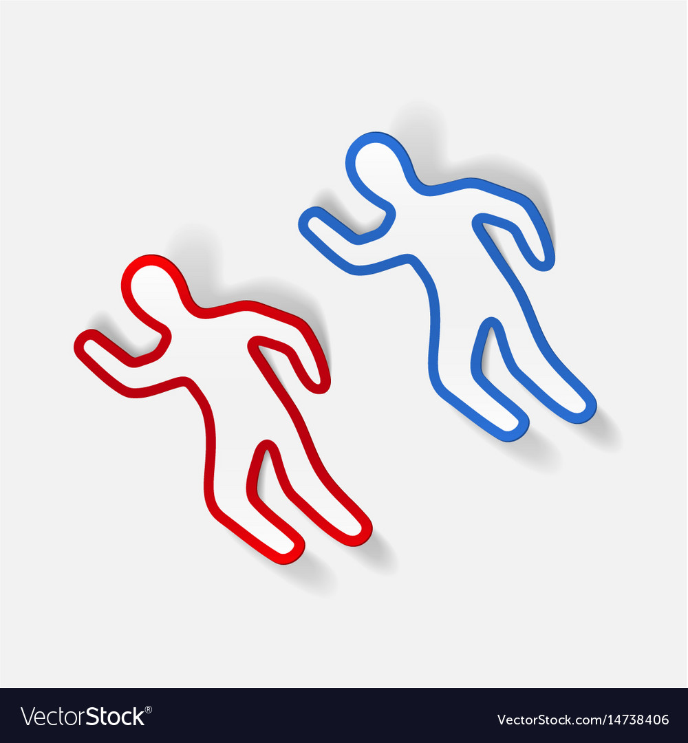 Realistic design element scene of the crime