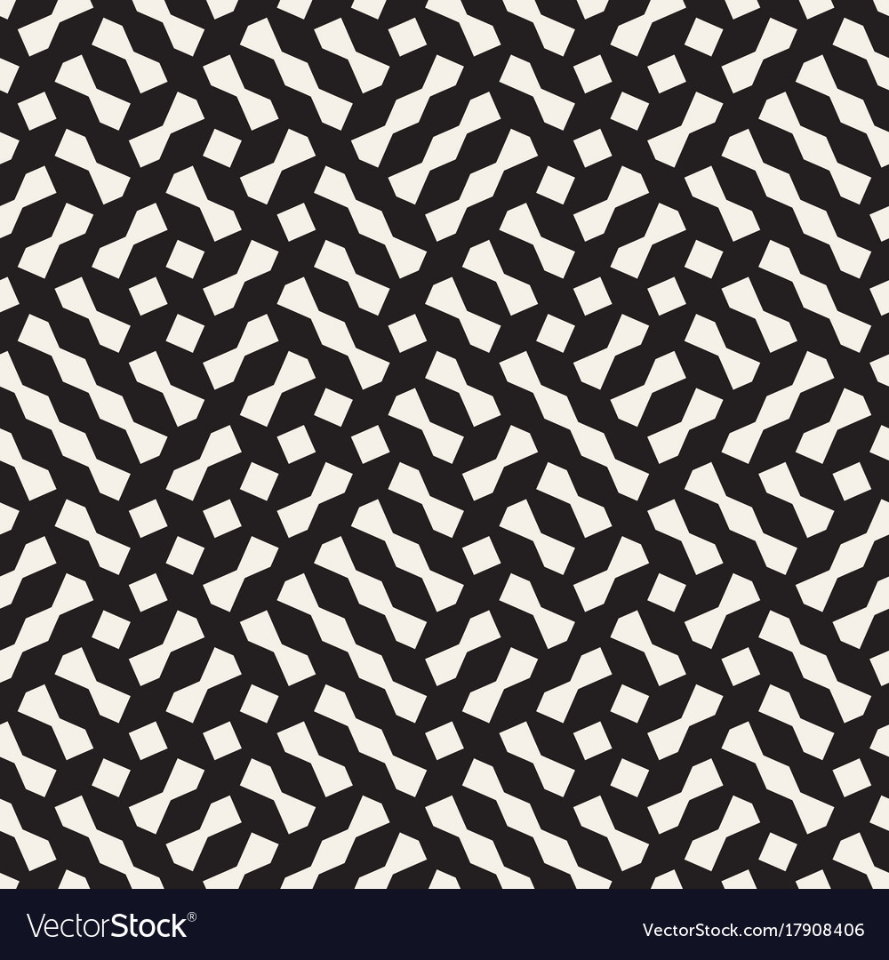 Seamless geometric lattice pattern irregular grid