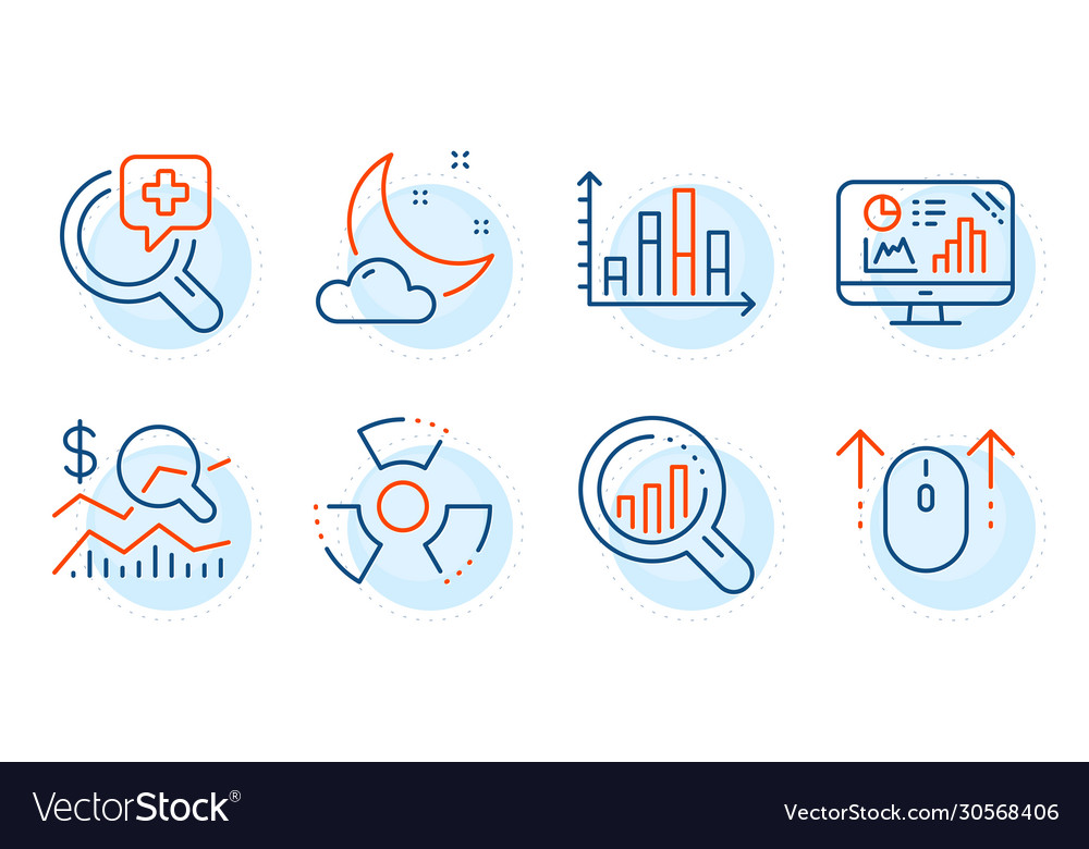 Seo analysis diagram graph and night weather