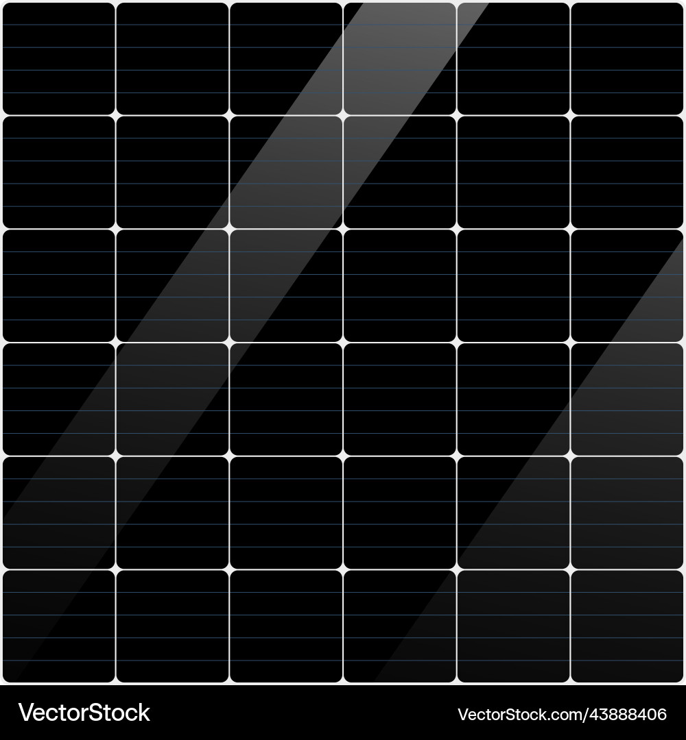 Solar panel element alternative source Royalty Free Vector