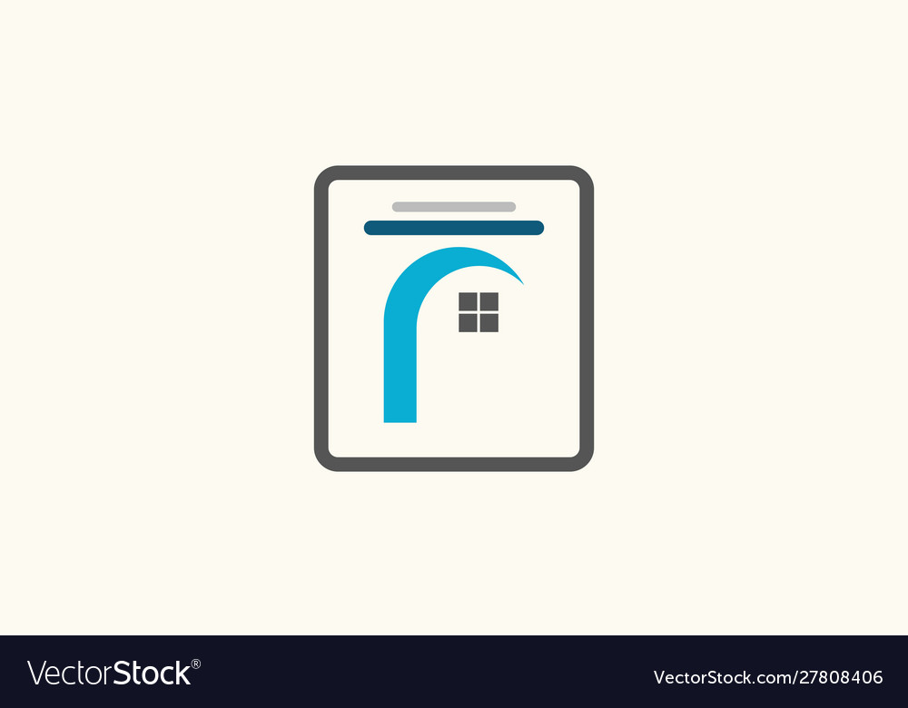 Square window icon logo