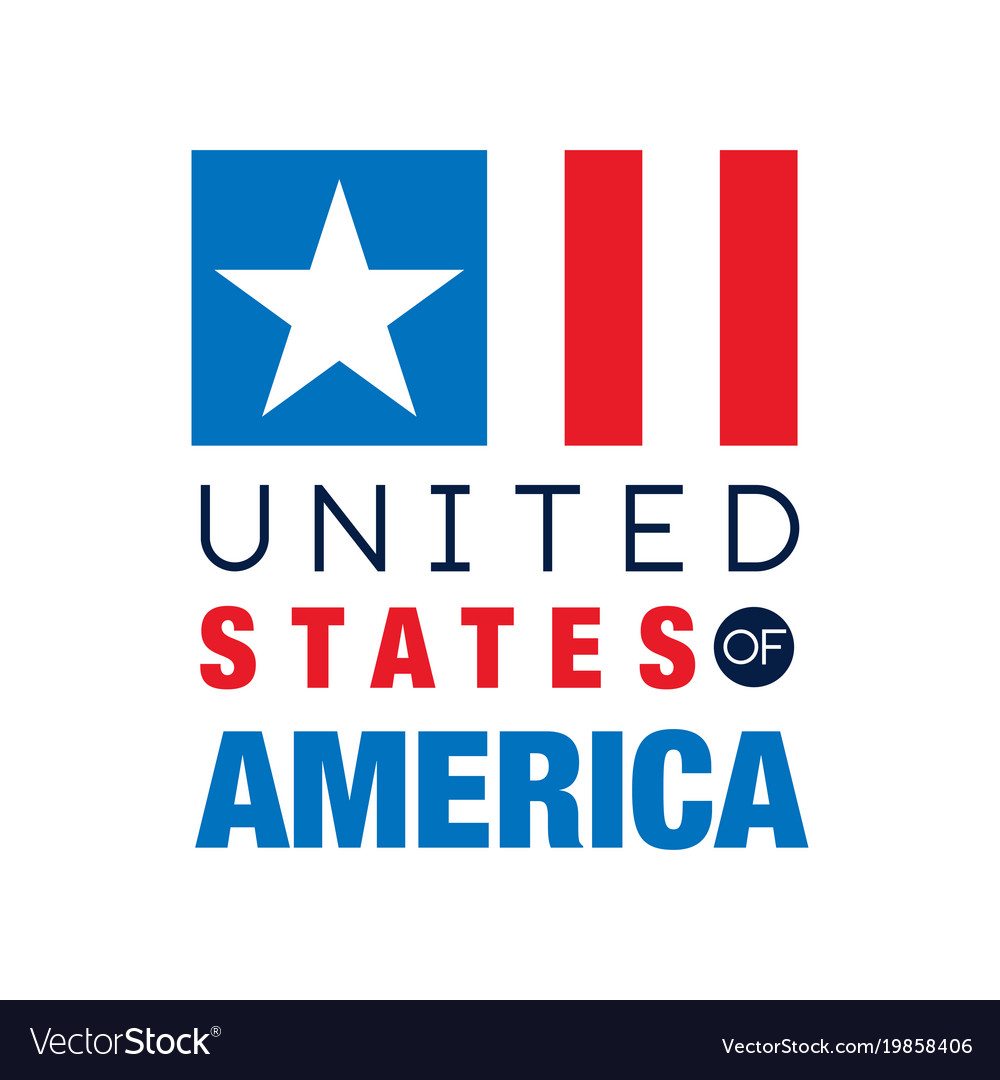 USA Flag Abstract Template