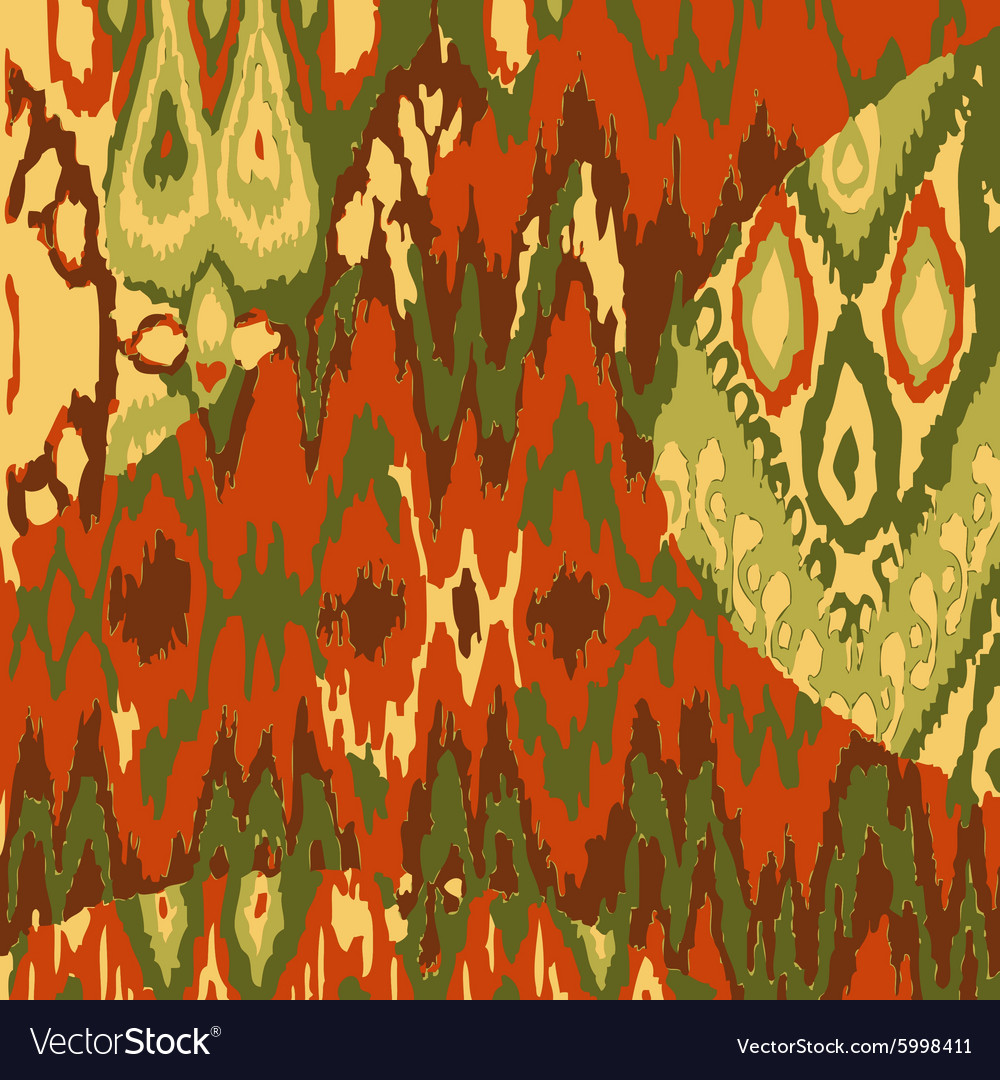 Colored ethnic print pattern abstract background