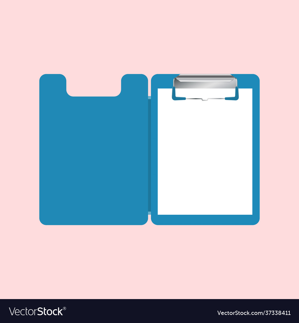 Light blue clipboard