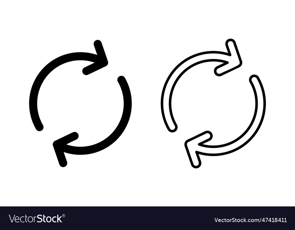 Refresh icon set reload update