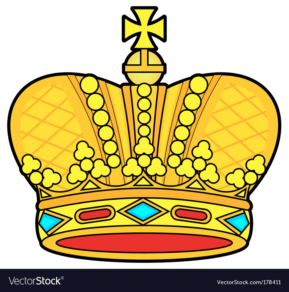 Royal crown Royalty Free Vector Image - VectorStock