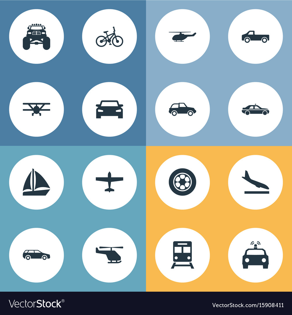 Set of simple shipment icons