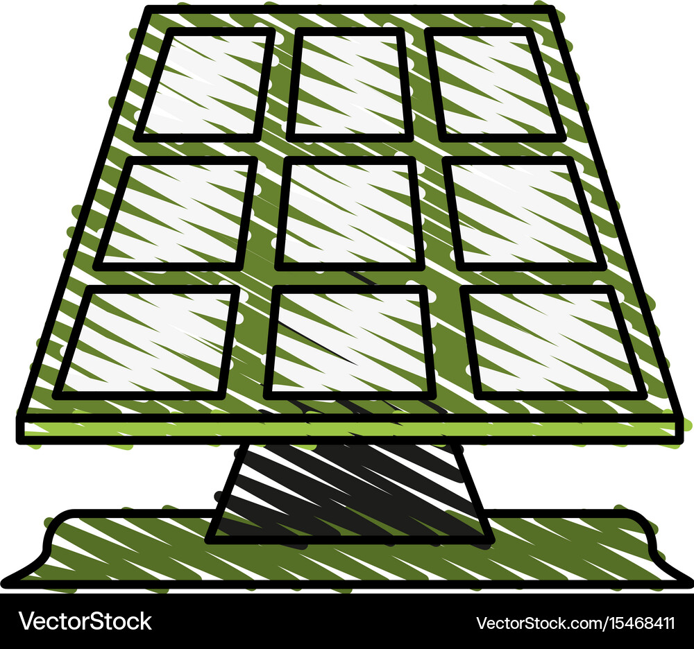 Solar panel Royalty Free Vector Image - VectorStock