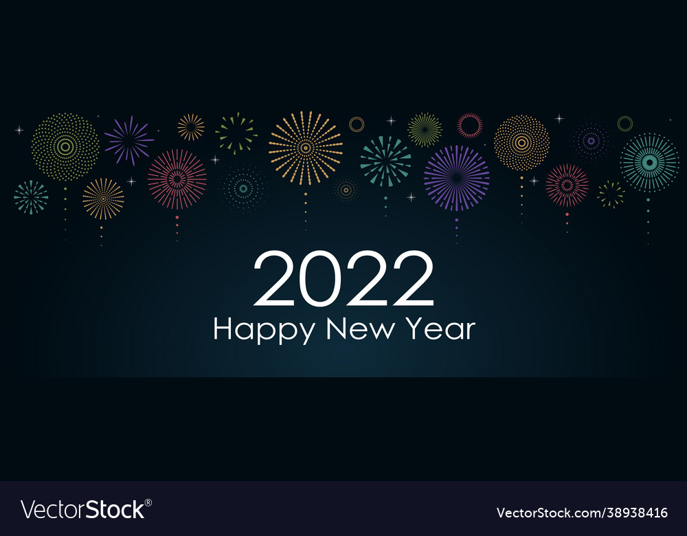 2022 new year abstract background