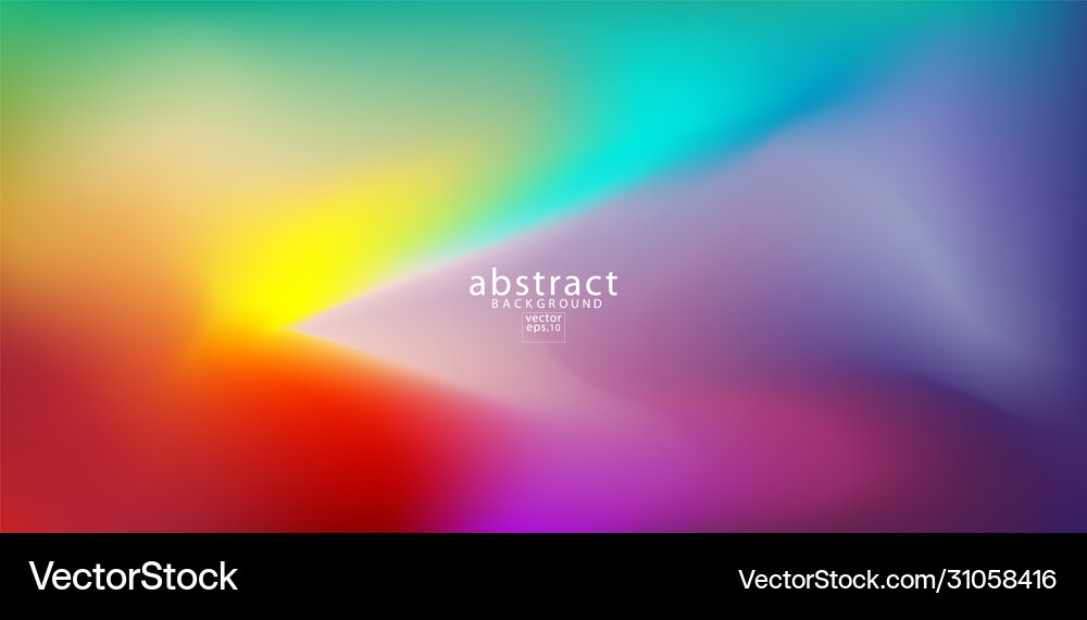 Abstract blurred gradient mesh background bright Vector Image